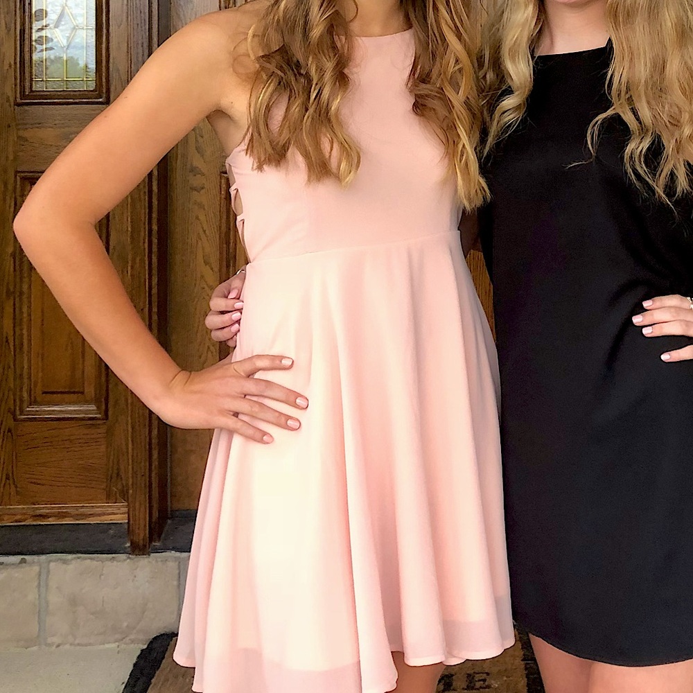 Lulus Pink Homecoming Dress Size Medium